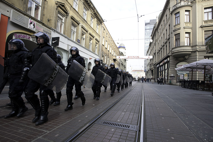 Zadarski branitelji na prosvjedu u Zagrebu 26. veljace 2011, Foto: Leo Banic Zadarski branitelji na prosvjedu u Zagrebu 26. veljace 2011, Foto: Leo Banic