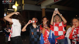 Bibinje: Navijanje za Vatrene i fešta nakon pobjede nad Engleskom