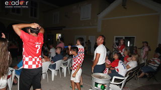 Bibinje: Navijanje za Vatrene i fešta nakon pobjede nad Engleskom