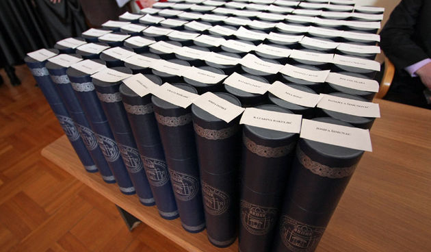 Promocija diplomiranih studenata, 7. ožujka 2009. (foto: Marin Gospić)