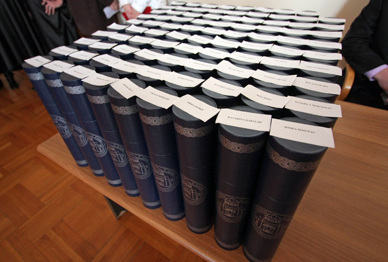 Promocija diplomiranih studenata, 7. ožujka 2009. (foto: Marin Gospić)