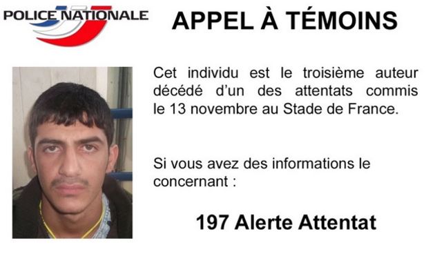 Bombaš samoubojica, Foto: Police Nationale