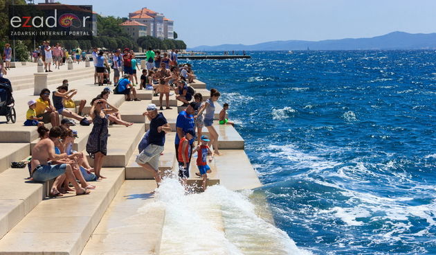 Đir po gradu 17. srpnja 2017. Dhmz morske orgulje turisti ljeto