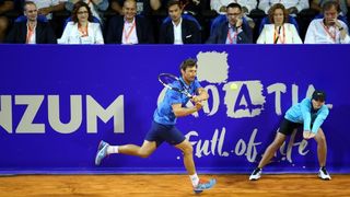 Agassi, Ferrero i Ivanišević odigrali egizibiciju u Umagu. Photo: Slavko Midzor/PIXSELL Agassi, Ferrero i Ivanišević odigrali egizibiciju u Umagu. Photo: Slavko Midzor/PIXSELL