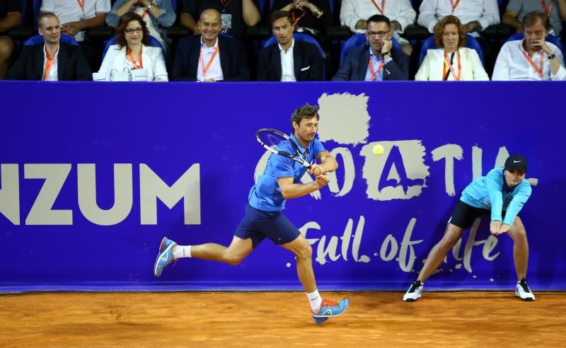 Agassi, Ferrero i Ivanišević odigrali egizibiciju u Umagu. Photo: Slavko Midzor/PIXSELL Agassi, Ferrero i Ivanišević odigrali egizibiciju u Umagu. Photo: Slavko Midzor/PIXSELL