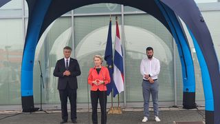Ursula von der Leyen, Andrej Plenković u posjetu Rimac automobili Ursula von der Leyen, Andrej Plenković u posjetu Rimac automobili