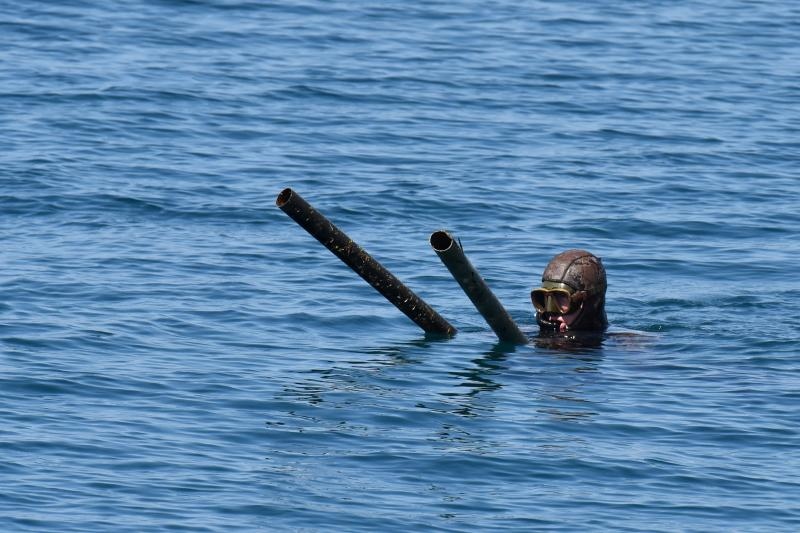 4. Dive In festival zapoceo je danas na rivi. Akcija ciscenja podmorja. Photo: Dino Stanin/PIXSELL