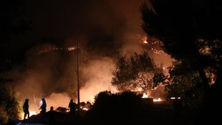 Tučepi: Požar se širi, zahvatio ranč i kuće, vatrogasci u akciji
