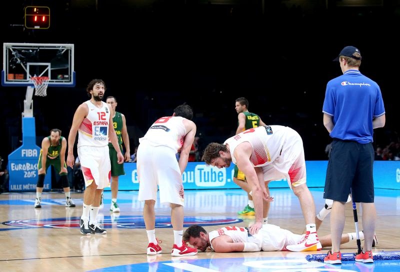 Lille, stadion Pierre Mauroy – Finale EuroBasketa 2015, Španjolska – Litva 80-63. Photo: Igor Kralj/PIXSELL Lille, stadion Pierre Mauroy – Finale EuroBasketa 2015, Španjolska – Litva 80-63. Photo: Igor Kralj/PIXSELL