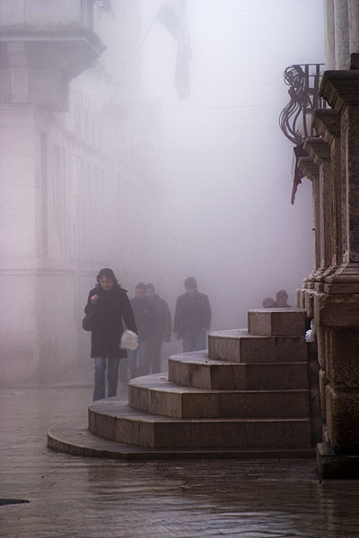 Zadar, magla svuda oko nas