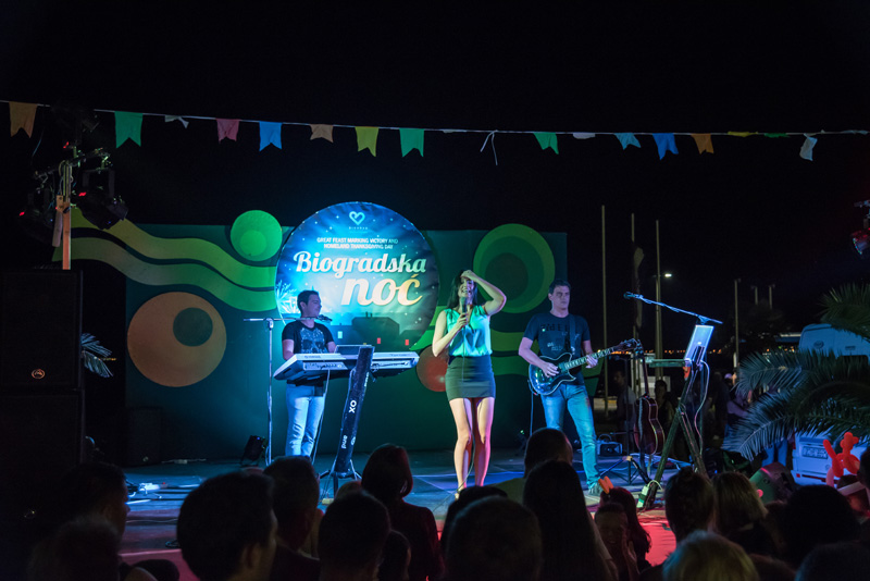 Dvadeset tisuća posjetitelja na Biogradskoj noći, foto: Vinko Pešić Dvadeset tisuća posjetitelja na Biogradskoj noći, foto: Vinko Pešić