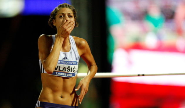 Zagreb, 310809.
Atletski stadion Mladost.
IAAF Grand Prix 2009 Zagreb.
Na fotografiji: Blanka Vlasic.
Foto: Ronald Gorsic / CROPIX