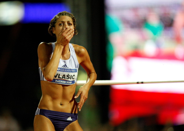 Zagreb, 310809.
Atletski stadion Mladost.
IAAF Grand Prix 2009 Zagreb.
Na fotografiji: Blanka Vlasic.
Foto: Ronald Gorsic / CROPIX