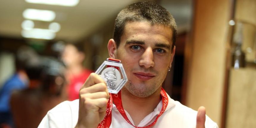 Osvajac srebrne medalje u boksu Josip Bepo Filipi. Photo: Jurica Galoic/PIXSELL Osvajac srebrne medalje u boksu Josip Bepo Filipi. Photo: Jurica Galoic/PIXSELL