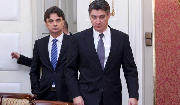 11.07.2013., Zagreb – Redovita sjednica Vlade RH u Banskim dvorima. Branko Grcic, Zoran Milanovic. Photo: Patrik Macek/PIXSELL