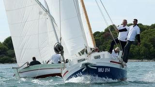 Murter: Po jakoj buri održana je tredicionalna 18. regata Latinsko idro – Murter 2015. Photo: Duško Jaramaz/PIXSELL Murter: Po jakoj buri održana je tredicionalna 18. regata Latinsko idro – Murter 2015. Photo: Duško Jaramaz/PIXSELL