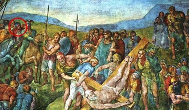 Michelangelo-freska (foto: dailymail.co.uk)