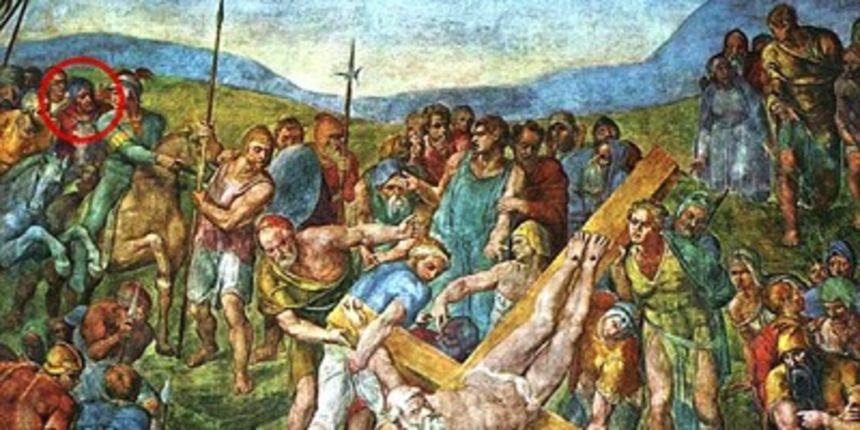 Michelangelo-freska (foto: dailymail.co.uk) Michelangelo-freska (foto: dailymail.co.uk)