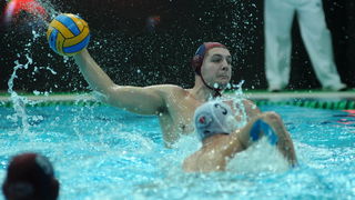 Zadar, 101211
Bazen na Visnjiku.
Utakmica polufinala kupa Hrvatske izmedju VK Primorje i VK Jug.
Na slici: detalj iz igre
Foto: Luka Gerlanc / CROPIX