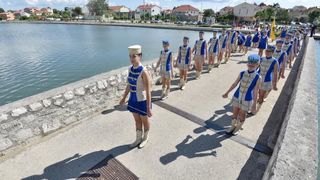 Odrzana je drzavna smotra mazoretkinja u organizaciji Hrvatskog mazoret saveza. Photo: Dino Stanin/PIXSELL Odrzana je drzavna smotra mazoretkinja u organizaciji Hrvatskog mazoret saveza. Photo: Dino Stanin/PIXSELL