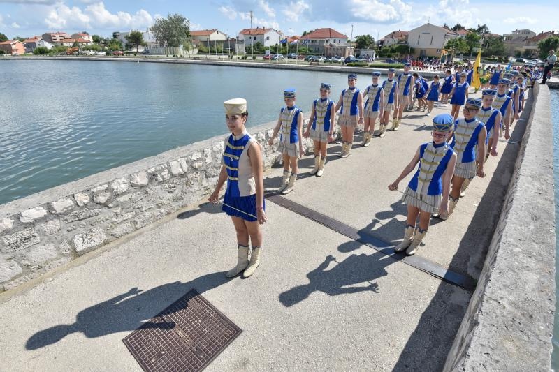 Odrzana je drzavna smotra mazoretkinja u organizaciji Hrvatskog mazoret saveza. Photo: Dino Stanin/PIXSELL Odrzana je drzavna smotra mazoretkinja u organizaciji Hrvatskog mazoret saveza. Photo: Dino Stanin/PIXSELL