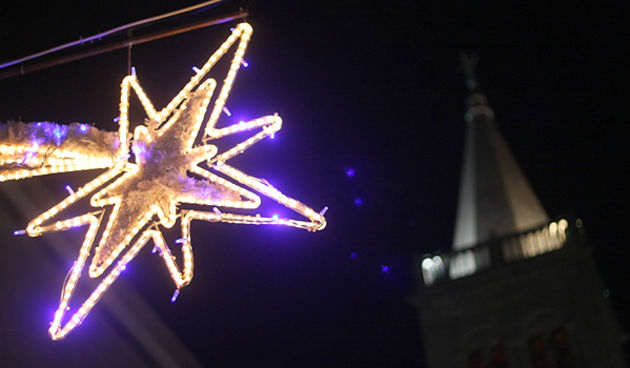 Božićni ukrasi u Zadru