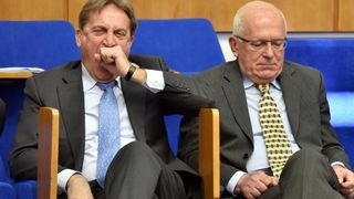 Zadar – Sjednica Gradskog vijeca Grada Zadra. Gradonacelnik Bozidar Kalmeta i zamjenik Zvonimir Vrancic. Reno Sinovcic. Joso Nekic. Danijel Kasap.Photo: Dino Stanin/PIXSELL