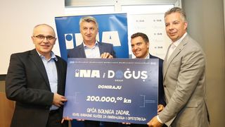 INA i Dogus grupa donirali 200 tisuća kuna Općoj bolnici INA i Dogus grupa donirali 200 tisuća kuna Općoj bolnici