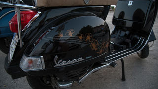 Vespa World Days 2015: Prve vespe stigle u Biograd, foto: Vinko Pešić