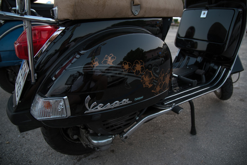 Vespa World Days 2015: Prve vespe stigle u Biograd, foto: Vinko Pešić