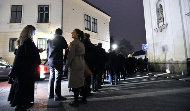 Zagreb, 230313.  
Otvorenje izlozbe ‘Remek-djela iz Muzeja Picasso, Pariz’ u Klovicevim dvorima. Izlozba ce biti otvorena do 7. srpnja, a posjetitelji ce moci vidjeti 56 slika i skulptura najslavnijeg majstora 20. stoljeca., osnivaca kubizma, slikara, kip