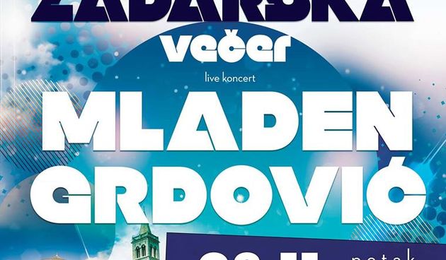 Zadarska večer i Mladen Grdović u klubu Roko