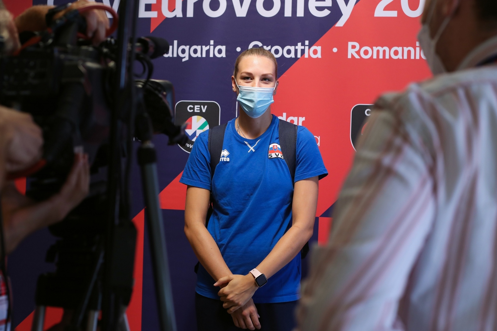 Zadar: Hrvatske i slovačke odbojkašice uoči utakmice Europskog prvenstva Zadar: Hrvatske i slovačke odbojkašice uoči utakmice Europskog prvenstva