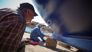 Jazine: Uređuju se barke i kaići, Foto: Saša Čuka