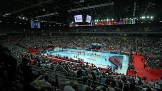 Arena Zagreb, Europsko rukometno prvenstvo, skupina I, 1. kolo, Hrvatska – Bjelorusija. Arena Zagreb, Europsko rukometno prvenstvo, skupina I, 1. kolo, Hrvatska – Bjelorusija.