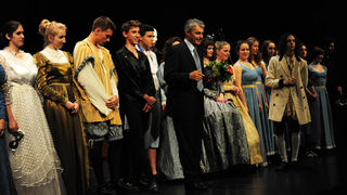 Zadar, 15.06.2013. snimio: Nenad Marčev
Gimnazija Vladimira Nazora Zadar i prijatelji
Andrew Lloyd Webber
Fantom u Operi
Redatelj Milena Dundov
Umjetnička voditeljica Iva Mustać Klarić
Nastupili učenici škole i prijatelji
Dvorana HNK Zadar Zadar, 15.06.2013. snimio: Nenad Marčev
Gimnazija Vladimira Nazora Zadar i prijatelji
Andrew Lloyd Webber
Fantom u Operi
Redatelj Milena Dundov
Umjetnička voditeljica Iva Mustać Klarić
Nastupili učenici škole i prijatelji
Dvorana HNK Zadar