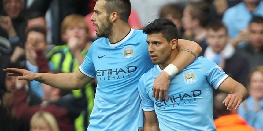 Alvaro Negredo i Sergio Aguero, foto: mcfc.co.uk Alvaro Negredo i Sergio Aguero, foto: mcfc.co.uk