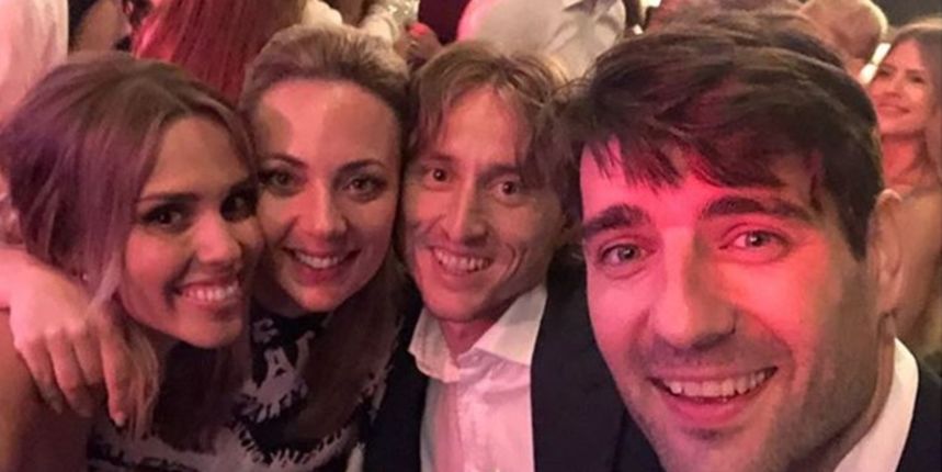 Na svadbu Vedrana Ćorluke stigao i Luka Modrić sa suprugom