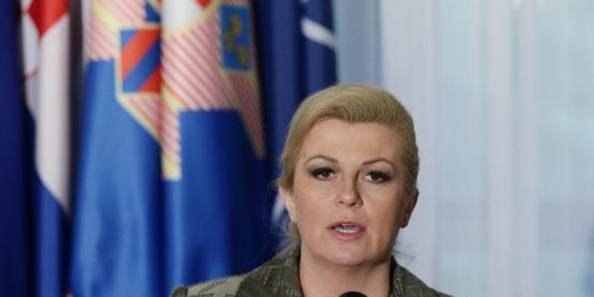 Kolinda Grabar Kitarović. Photo: Zeljko Lukunic/PIXSELL Kolinda Grabar Kitarović. Photo: Zeljko Lukunic/PIXSELL