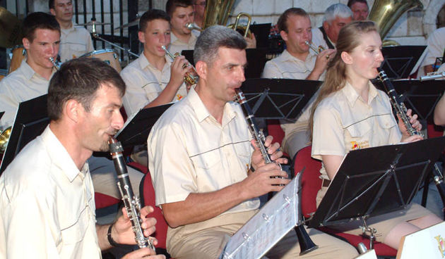 Puhacki orkestar Rozga na Narodnom trgu, 6.7.2008.