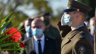 Obilježavanje Dana sjećanja na žrtvu Škabrnje 1991. Obilježavanje Dana sjećanja na žrtvu Škabrnje 1991.