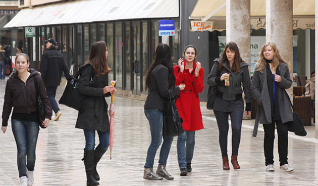Đir po gradu 18. veljače 2010., mladi, djevojke (Foto:Saša Čuka)