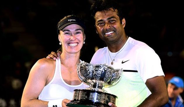 Martina Hingis i Leander Paes, foto: ausopen.com
