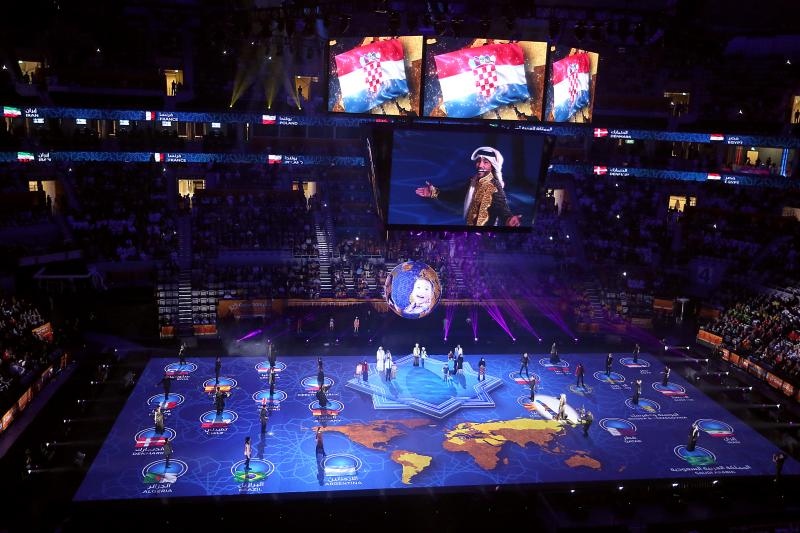 Doha: Svečano otvorenje 24. Svjetskog prvenstva za rukometaše, foto: Goran Stanzl/PIXSELL Doha: Svečano otvorenje 24. Svjetskog prvenstva za rukometaše, foto: Goran Stanzl/PIXSELL