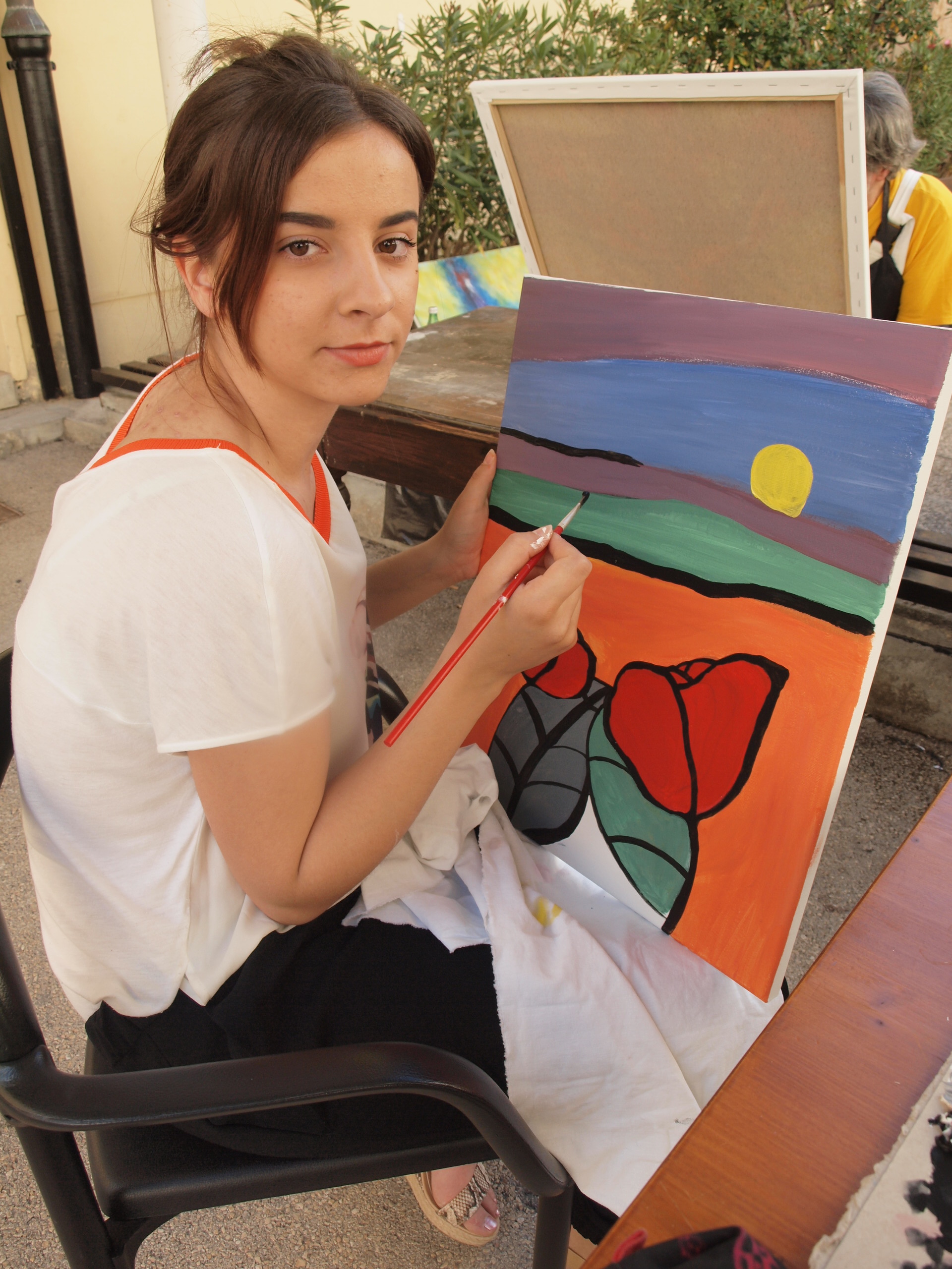 Prva likovna kolonija ‘Zmajević’ završena je u svom trodnevnom održavanju u nedjelju 28. svibnja u Nadbiskupskom sjemeništu ‘Zmajević’ u Zadru.