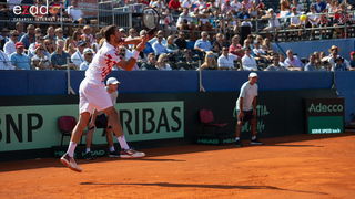 Davis Cup: Vruća navijačka atmosfera u meču Ćilića i Querreya