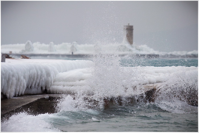Đir po ledu okovanom Senju, Foto: Kristijan Orlić Đir po ledu okovanom Senju, Foto: Kristijan Orlić