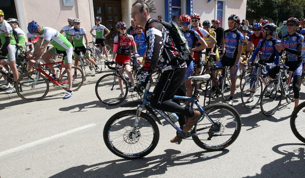 Zadar, 070413.
Branimirova obala. 
U povodu Svjetskog dana zdravlja i u sklopu Zupanijskih dana 2013. godine, Tim za zdravlje Zadarske zupanije i Grad Nin organizirali su biciklijadu pod nazivom Od Branimira do Branimira na relaciji Zadar-Nin-Zadar u dulj