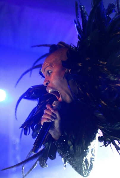 Zagreb, 050711.
Aquarius, Jarun.
Britanska rock grupa Skunk Anansie u klubu Aquarius odrzala je drugi koncert u Zagrebu u godini dana.
Foto: Tomislav Kristo / CROPIX