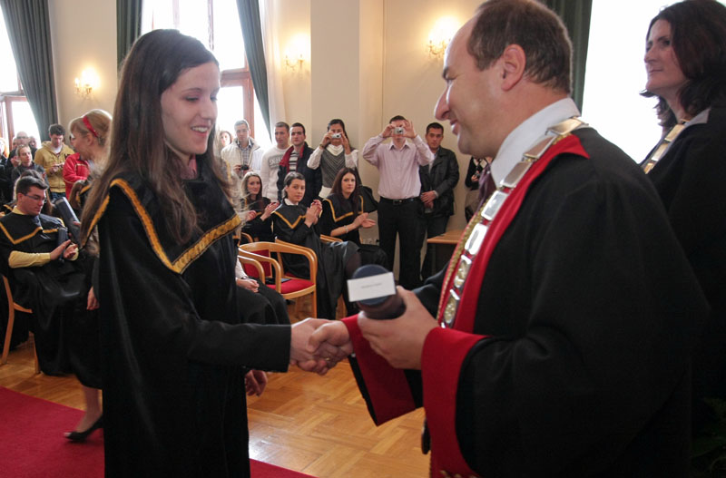 Promocija diplomiranih studenata, 7. ožujka 2009. (foto: Marin Gospić)